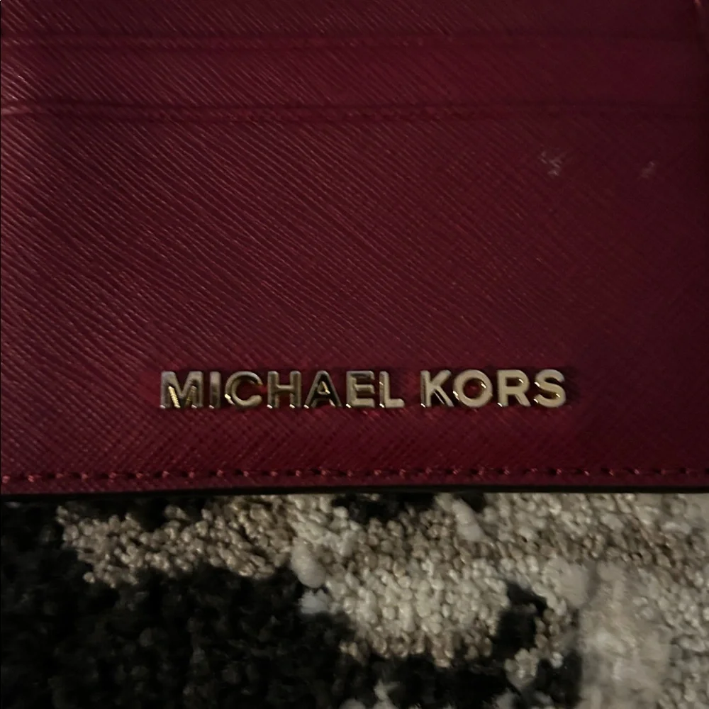 Michael Kors Crimson Card Holder